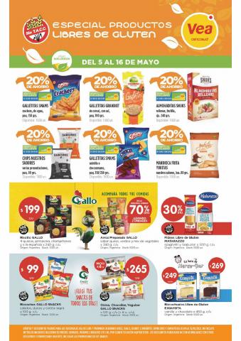 Catálogo Supermercados Vea en Mar del Plata | VOLANTE LIBRE DE GLUTEN | 5/5/2022 - 16/5/2022
