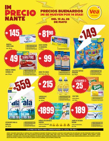 Catálogo Supermercados Vea en General Roca (Río Negro) | Copy of VOLANTE imPRECIOnante | 13/5/2022 - 26/5/2022