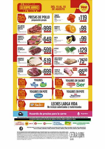 Ofertas de Hiper-Supermercados en Bahía Blanca | OFERTA SEMANAL de Supermercados Vea | 15/8/2022 - 18/8/2022