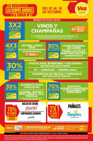Catálogo Supermercados Vea en Buenos Aires | Ofertas Supermercados Vea | 7/10/2022 - 10/10/2022