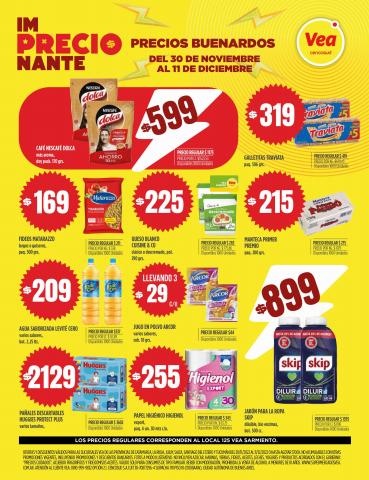 Catálogo Supermercados Vea en San Miguel de Tucumán | ¡IM-PRECIO-NANTE! | 30/11/2022 - 11/12/2022