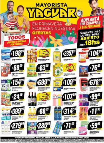 Catálogo Supermercados Yaguar en Salta | Ofertas Supermercados Yaguar | 3/10/2022 - 8/10/2022