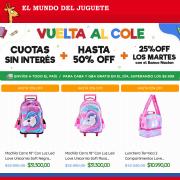 Ofertas de Juguetes, Niños y Bebés en San Martín | Vuelta al Cole de El Mundo del Juguete | 24/1/2023 - 14/2/2023