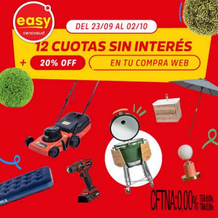 Catálogo Easy en Buenos Aires | Promos Online | 26/9/2022 - 2/10/2022
