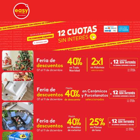 Ofertas de Muebles y Decoración en Salta | Feria de descuentos de Easy | 7/12/2022 - 11/12/2022