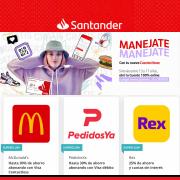 Ofertas de Bancos y Seguros | Beneficios Imperdibles de Santander Rio | 6/3/2023 - 31/3/2023