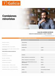 Ofertas de Bancos y Seguros en Córdoba | Comisiones minoristas de Banco Galicia | 6/6/2023 - 31/7/2023