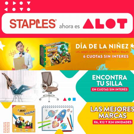 Ofertas de Libros y Ocio en Lanús | Día de la niñez de Staples | 10/8/2022 - 31/8/2022
