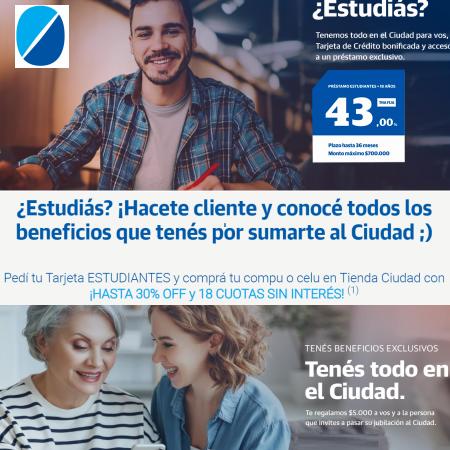 Catálogo Banco Ciudad en Quilmes | Promociones destacadas | 2/8/2022 - 31/8/2022