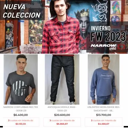 Narrow en Buenos Aires | Catálogos y Promociones Colección AW