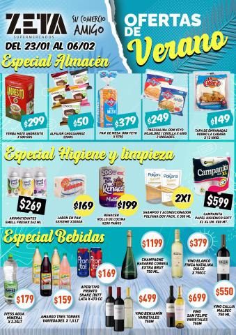 Catálogo Supermercados Zeta en Buenos Aires | LAS OFERTAS DE VERANO | 25/1/2023 - 6/2/2023
