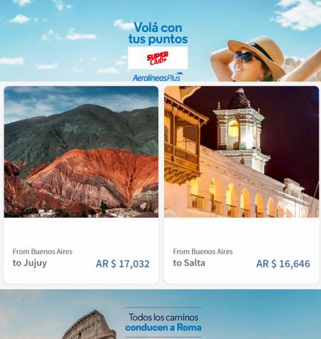 Catálogo Aerolineas Argentinas | Ofertas Destacadas! | 5/7/2022 - 18/7/2022