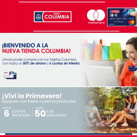 Ofertas de Bancos y Seguros en Mendoza | Tienda online de Banco Columbia | 9/9/2022 - 3/10/2022