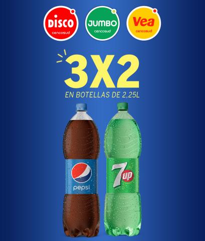 Ofertas de Hiper-Supermercados en San Miguel de Tucumán | 3x2 EN GASEOSAS de Quilmes | 21/6/2022 - 20/7/2022