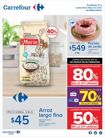 Ofertas de Hiper-Supermercados en Mar del Plata | Catálogo Folleto Semanal Hiper de Carrefour | 17/5/2022 - 23/5/2022