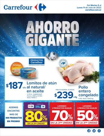 Catálogo Carrefour en Salta | Catálogo Ahorro Gigante Hiper | 5/7/2022 - 11/7/2022
