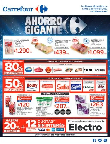 Catálogo Carrefour en Buenos Aires | Catálogo Ahorro Gigante Hiper | 28/3/2023 - 3/4/2023
