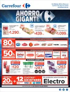 Ofertas de Hiper-Supermercados en Córdoba | Catálogo Ahorro Gigante Hiper de Carrefour | 28/3/2023 - 3/4/2023