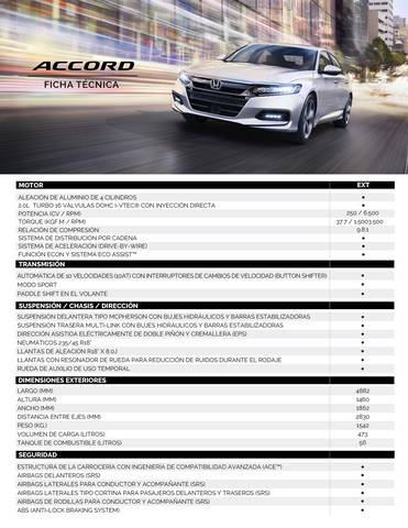 Catálogo Honda en Mar del Plata | Honda Accord | 7/10/2021 - 7/10/2022