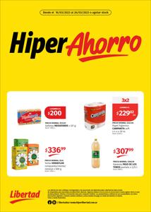 Catálogo Hiper Libertad en Villa María | Hiperahorro Hipermercado Libertad | 16/3/2023 - 26/3/2023