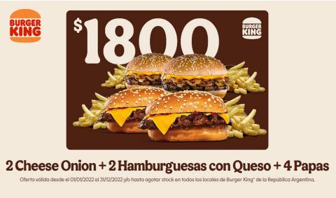 Ofertas de Restaurantes en Pilar (Buenos Aires) | ¡Nuevas Ofertas de Hamburguesas! de Burger King | 21/7/2022 - 21/8/2022