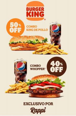 Catálogo Burger King en Buenos Aires | Combos Irresistibles! | 23/1/2023 - 31/1/2023