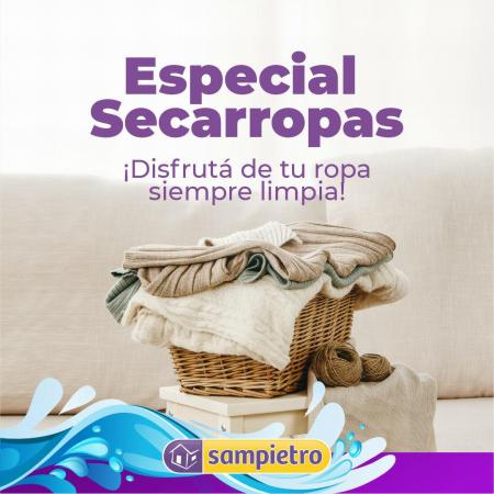 Catálogo Sampietro en Morón | Especial Secarropas | 30/5/2023 - 12/6/2023