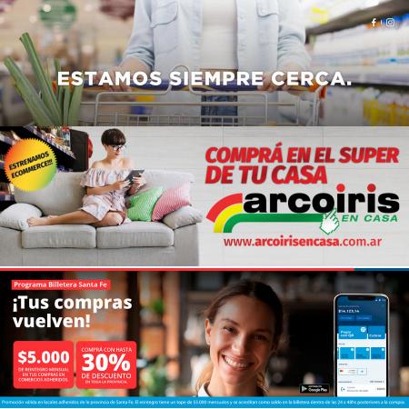 Catálogo Arcoiris Supermercados en Rosario | Promociones con tarjetas | 5/5/2022 - 31/8/2022