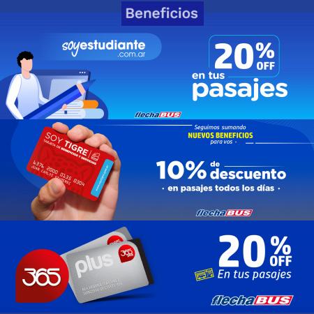 Ofertas de Viajes en Ramos Mejía | Beneficios de Flechabus | 23/9/2022 - 31/12/2022