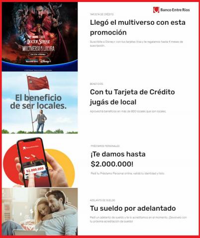 Catálogo Banco Entre Ríos | Promos Banco Entre Ríos | 7/7/2022 - 15/8/2022