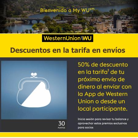 Ofertas de Bancos y Seguros en Comodoro Rivadavia | Descuentos para socios de Western Union | 2/6/2022 - 10/1/2023