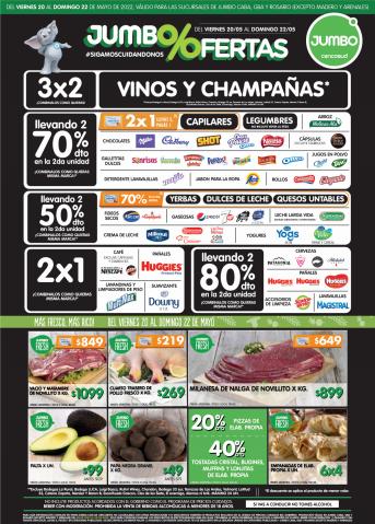 Ofertas de Hiper-Supermercados en Lanús | JUMB%FERTAS de Jumbo | 20/5/2022 - 22/5/2022
