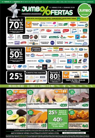 Ofertas de Hiper-Supermercados en Castelar | JUMB%FERTAS de Jumbo | 27/5/2022 - 29/5/2022