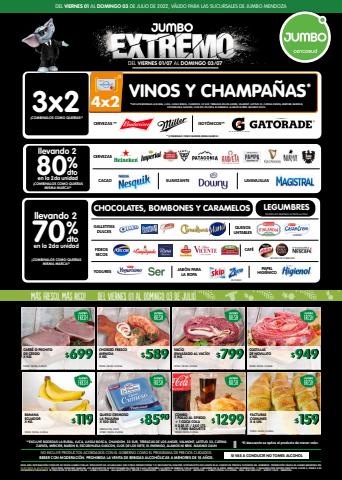 Ofertas de Hiper-Supermercados en Mendoza | JUMBO EXTREMO - MENDOZA de Jumbo | 1/7/2022 - 3/7/2022