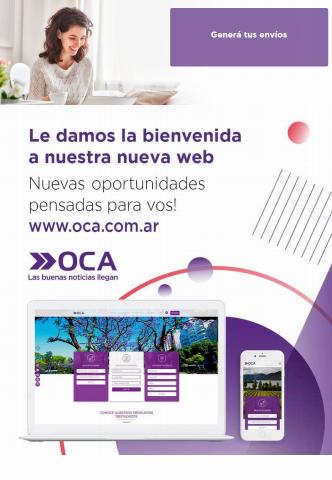 Ofertas de Bancos y Seguros en Vicente López | Productos servicios de Oca | 1/4/2022 - 14/6/2022