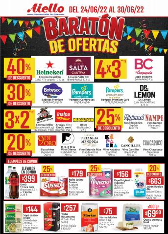 Catálogo Supermercados Aiello en Rosario | Ofertas Supermercados Aiello | 24/6/2022 - 30/6/2022