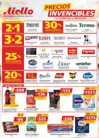 Catálogo Supermercados Aiello en Martínez | Ofertas Supermercados Aiello | 27/1/2023 - 30/1/2023