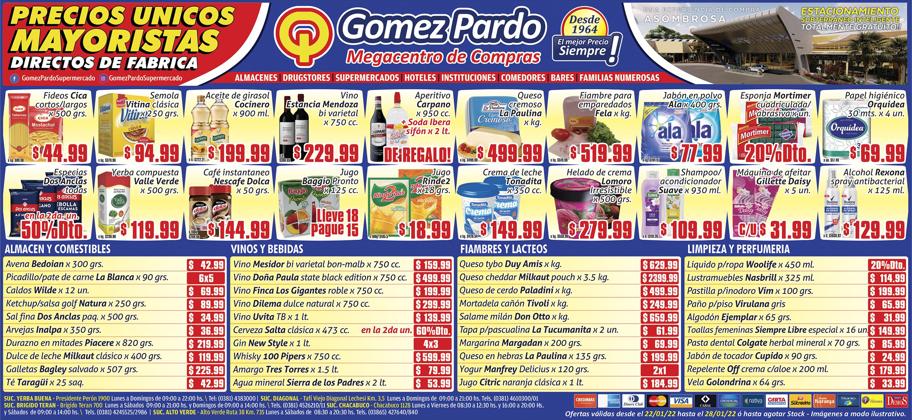 Catálogo Gomez Pardo ( 2 días más)