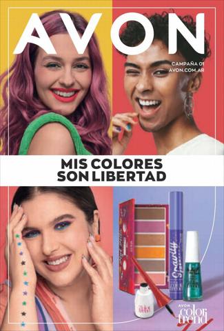 Ofertas de Perfumería y Maquillaje en San Justo (Buenos Aires) | C-01 Mis colores son libertad de Avon | 29/12/2022 - 2/3/2023