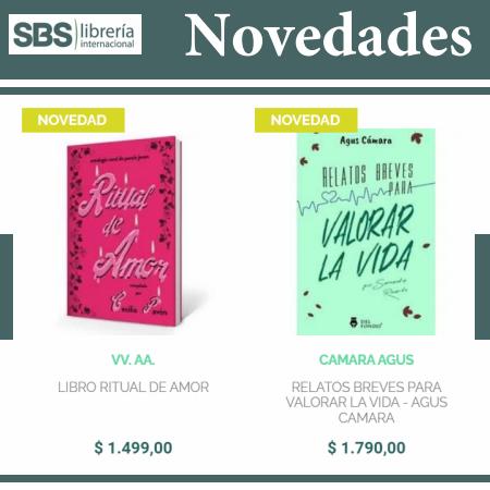 Ofertas de Libros y Ocio en Tigre | Novedades de Sbs Librería | 28/7/2022 - 17/8/2022