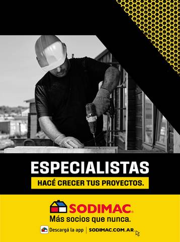 Catálogo Sodimac en Castelar | ESPECIALISTAS | 4/8/2022 - 30/9/2022