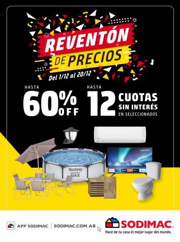 Ofertas de Muebles y Decoración en Quilmes | REVENTÓN DE PRECIOS de Sodimac | 1/12/2022 - 20/12/2022