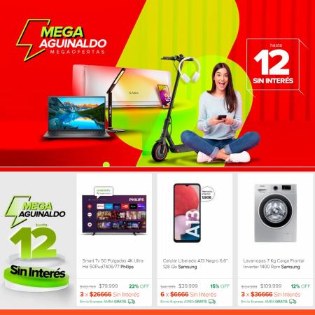 Ofertas de Electrónica y Electrodomésticos en Río Tercero | Aguinaldo de Megatone | 23/6/2022 - 6/7/2022