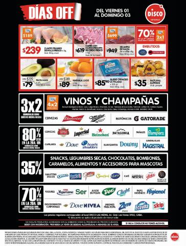 Ofertas de Hiper-Supermercados | DÍAS OFF de Disco | 1/7/2022 - 3/7/2022