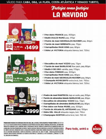 Ofertas de Hiper-Supermercados en Lomas de Zamora | FESTEJES COMO FESTEJES LA NAVIDAD de Disco | 1/11/2022 - 31/12/2022