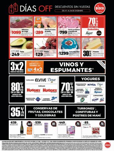 Ofertas de Restaurantes en Avellaneda (Buenos Aires) | DÍAS OFF de Disco | 1/12/2022 - 4/12/2022