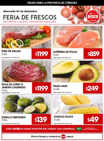 Ofertas de Restaurantes en Córdoba | FERIA DE FRESCOS - CÓRDOBA de Disco | 7/12/2022 - 7/12/2022