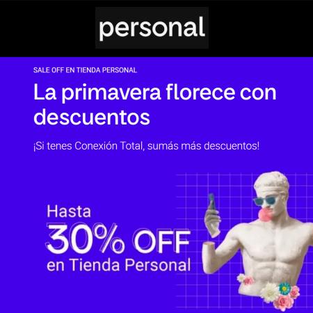 Ofertas de Electrónica y Electrodomésticos en Salta | Promos de primavera de Personal | 3/10/2022 - 8/11/2022