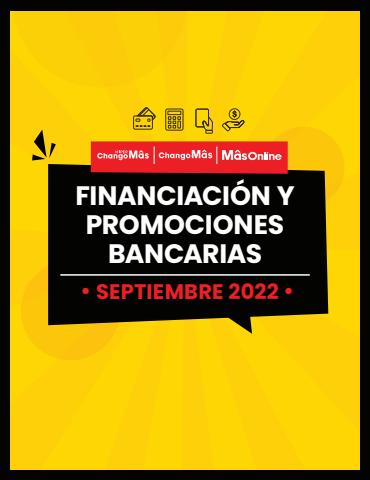 Catálogo Changomas | FINANCIACIÓN Y PROMOCIONES BANCARIAS SEPTIEMBRE | 1/9/2022 - 30/9/2022
