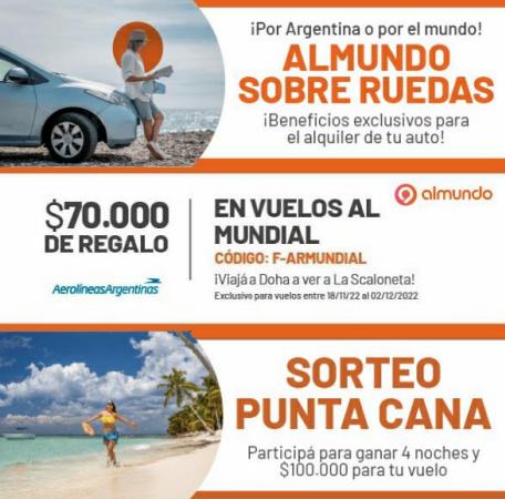 Ofertas de Viajes en Morón | Promos almundo de Almundo | 20/9/2022 - 2/10/2022